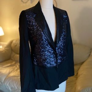 Elizabeth and James Shine Sequin Rex Blazer Jacket